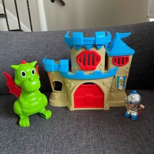 Keenway Knights Castle Play Set You Dragon 32904 Incomplete
